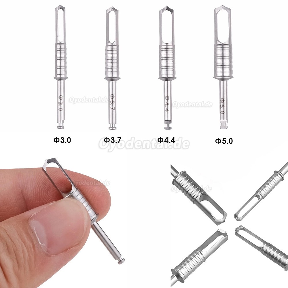 Dental Knochenf&auml;nger Set mit Trephine Bohrer Knochen Sammelkit